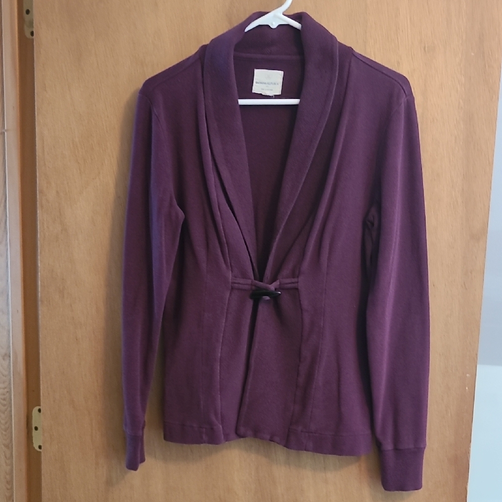 Banana Republic Deep Purple Cardigan